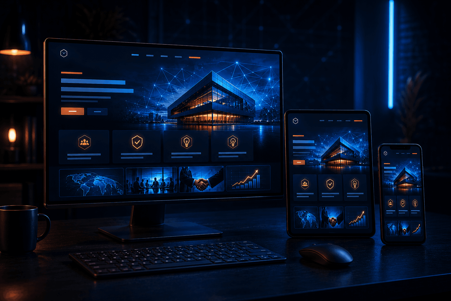Werkstatt-Impression: Webentwicklung – Blekic Services, Berlin Pankow.