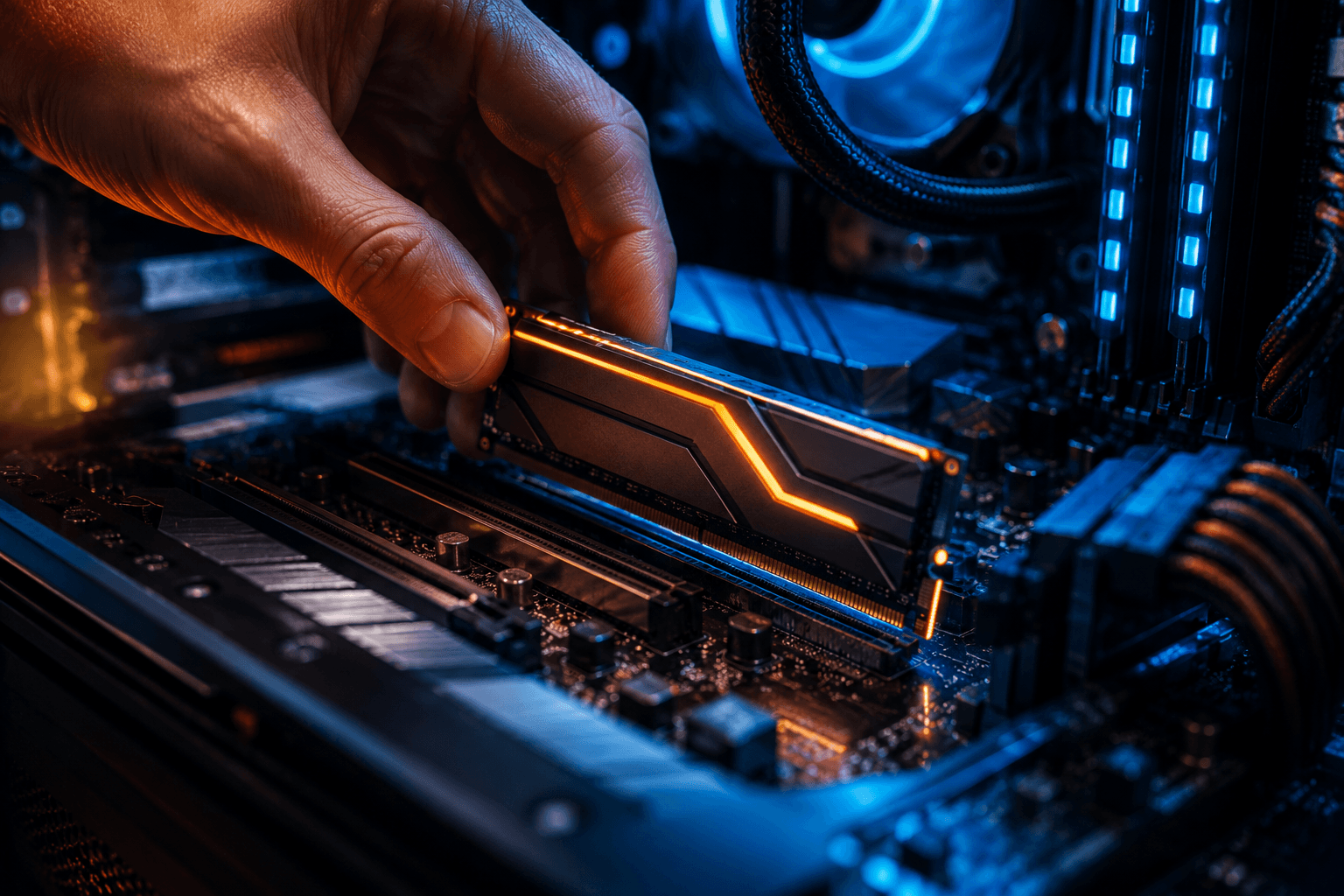 Werkstatt-Impression: PC-Upgrades und Tuning – Blekic Services, Berlin Pankow.